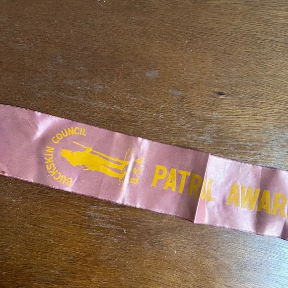 Vintage 1959 Boy Scouts of America Patrol Award Camp O Ree Ribbon - Picture 2 of 4